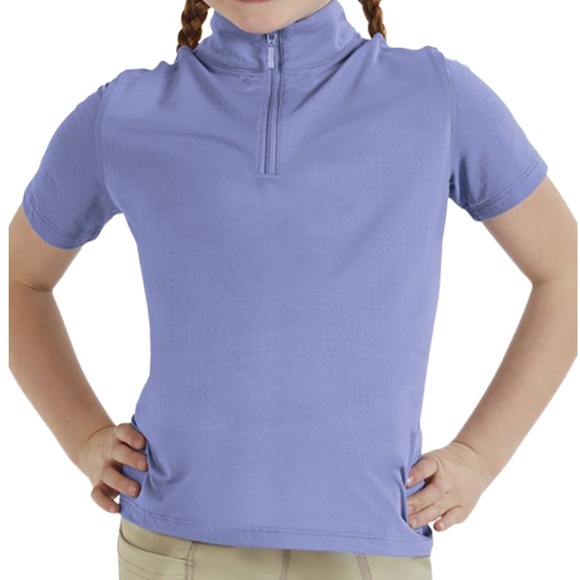 Dover Saddlery Other - Dover Saddlery CoolBlast Riding Sun Shirt Periwinkle Blue Girl's XL Equestrian